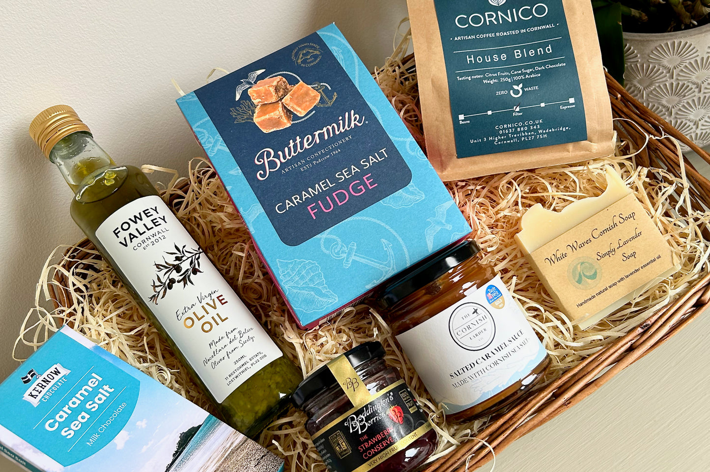 Cornish Hamper - Luxury - from Sand and Sparkle - Artisan produce, sustainable, locally-sourced